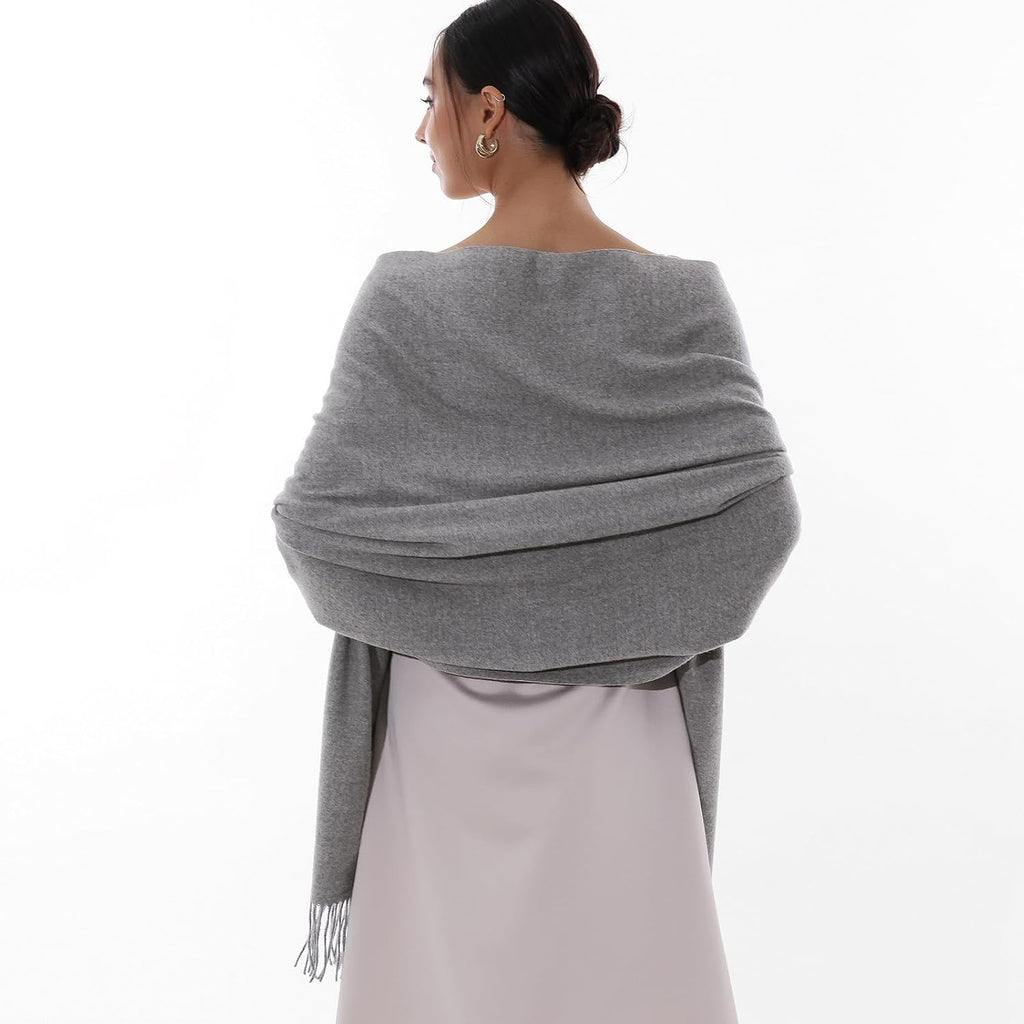 RIIQIICHY Winter Scarfs for Women Pashmina Shawls Wraps for Evening Dresses Large Warm Soft Scarves