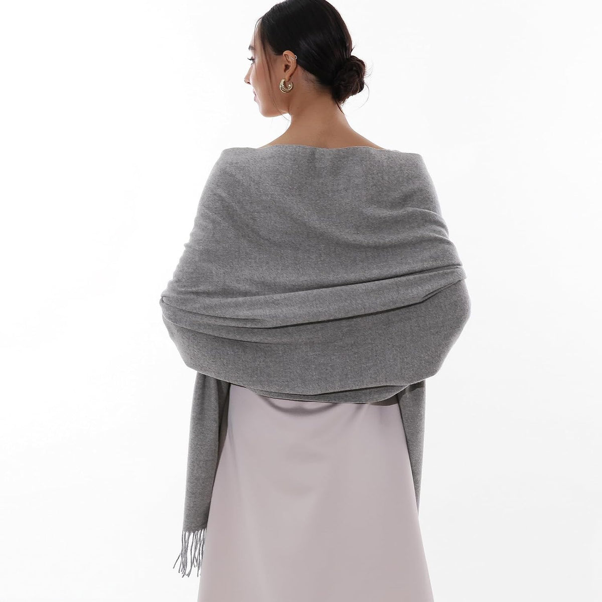RIIQIICHY Winter Scarfs for Women Pashmina Shawls Wraps for Evening Dresses Large Warm Soft Scarves