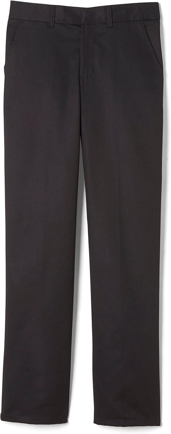 French Toast Boys' Adjustable Waist Relaxed Fit Twill Pant