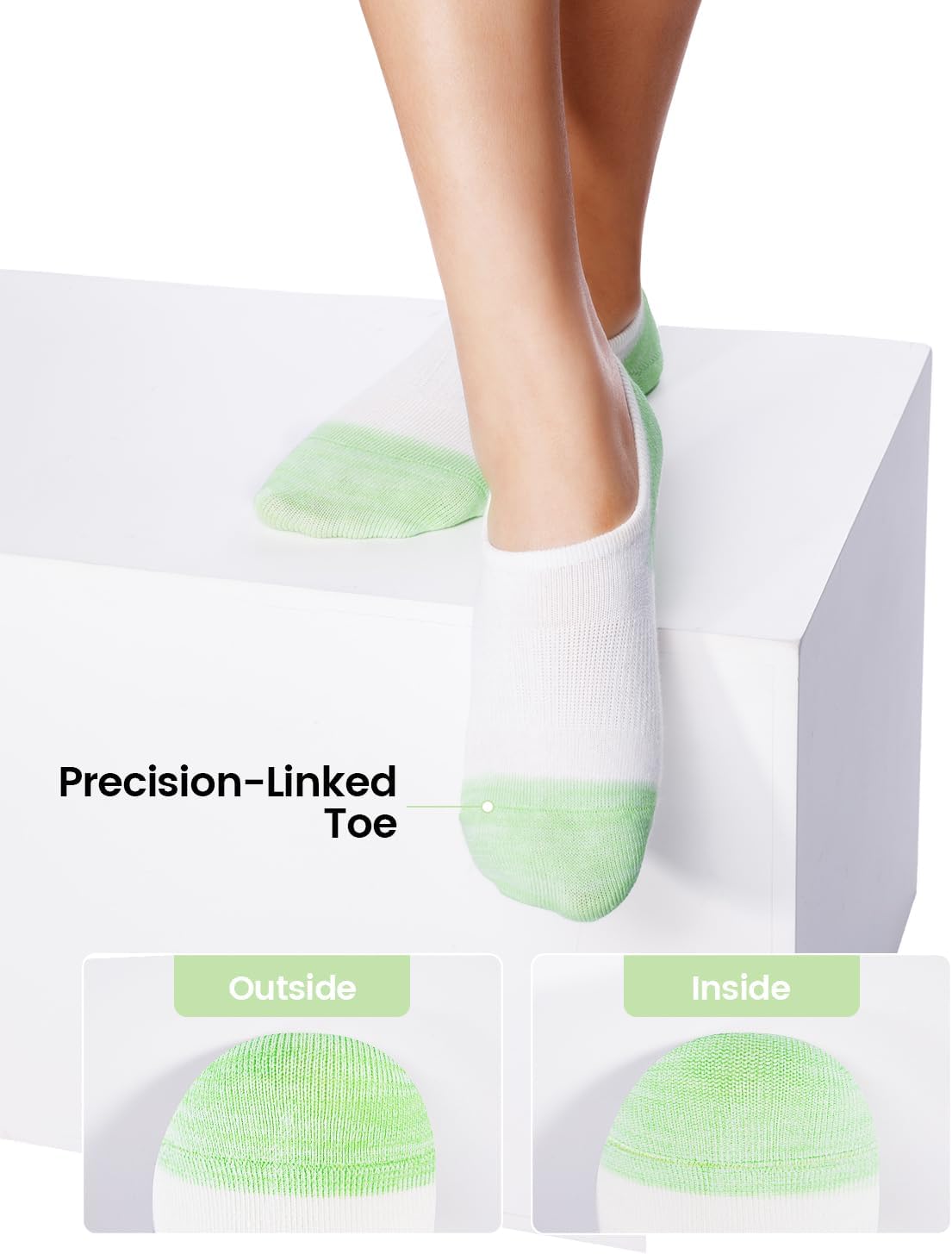 IDEGG Women & Men No Show Low Cut Anti‑Slip Casual Sports Running Socks