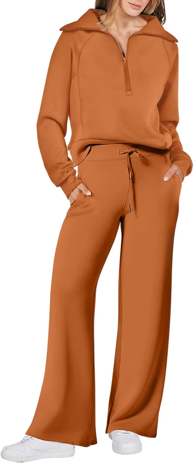 ANRABESS Women 2 Piece Set Sweatsuits Lounge Fall Outfits