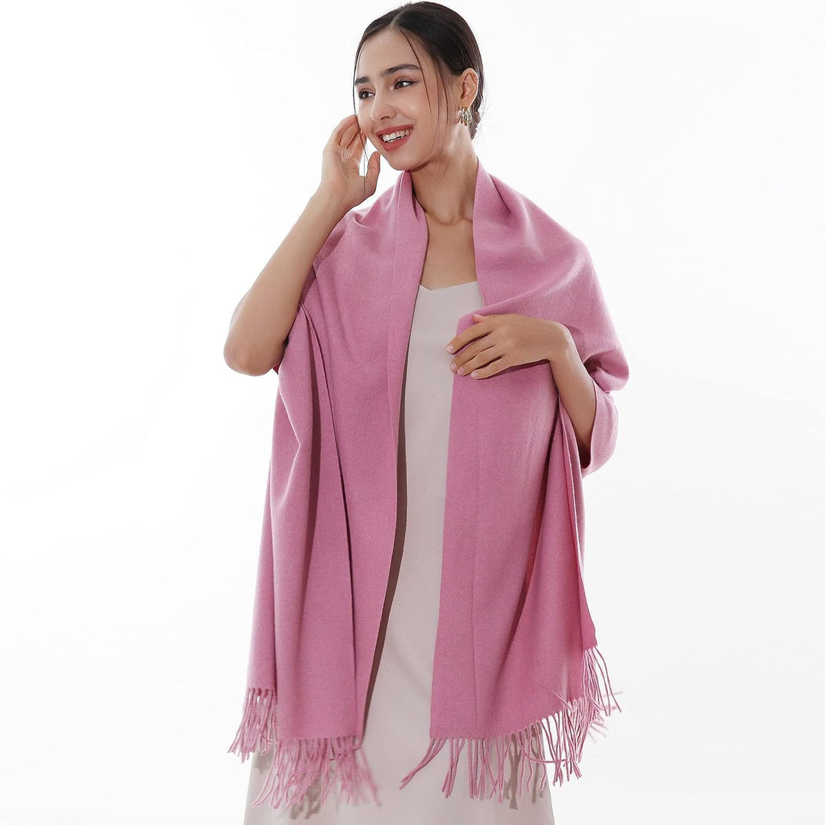 RIIQIICHY Winter Scarfs for Women Pashmina Shawls Wraps for Evening Dresses Large Warm Soft Scarves