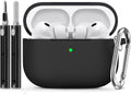 Ljusmicker for AirPods Pro 3 Case 2025 with Cleaner Kit,Black