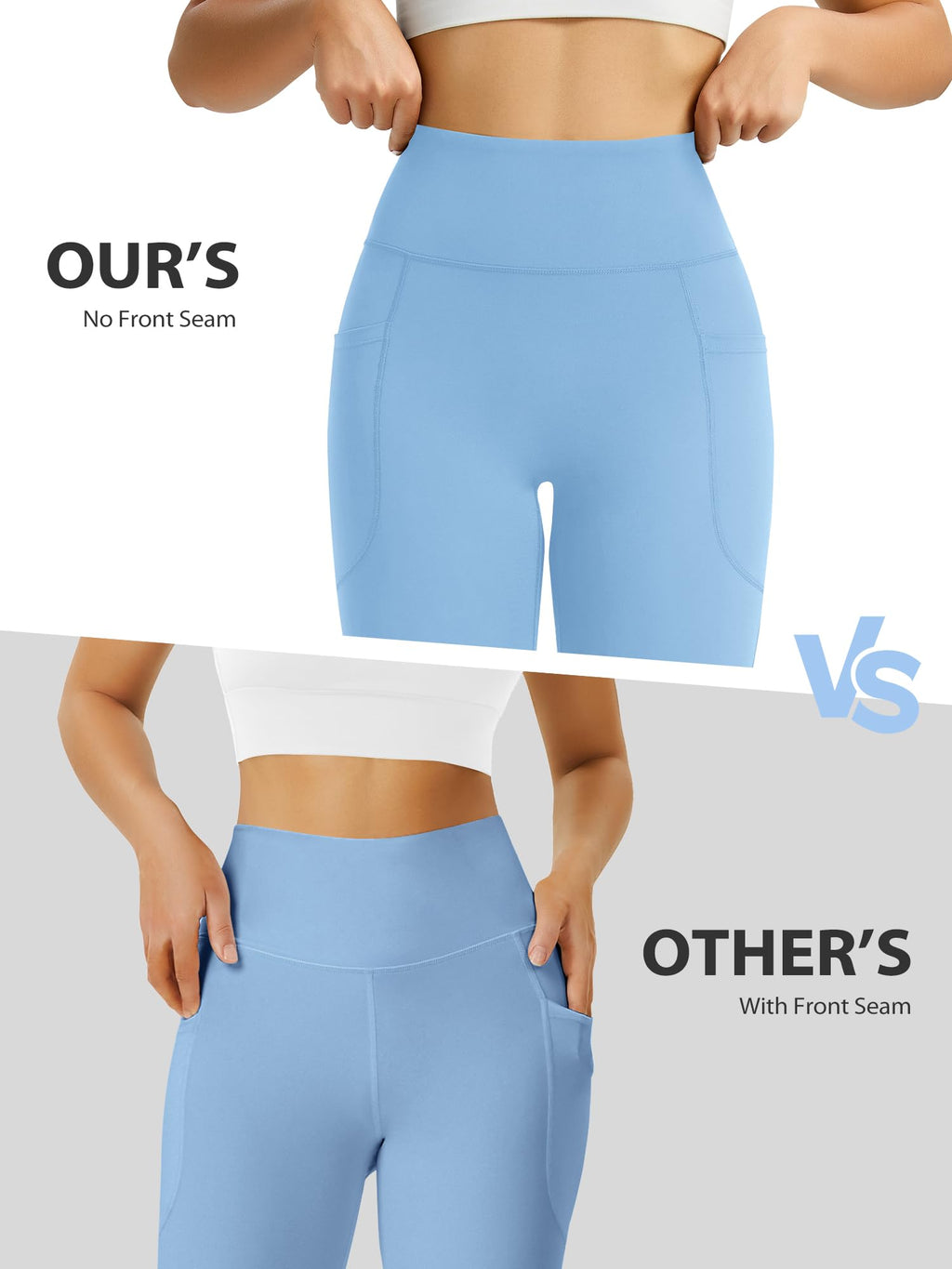 Womens Flared Yoga Pants with Pockets, High Waisted Flare Leggings Bell Bottom Bootcut Yoga Dress Pants