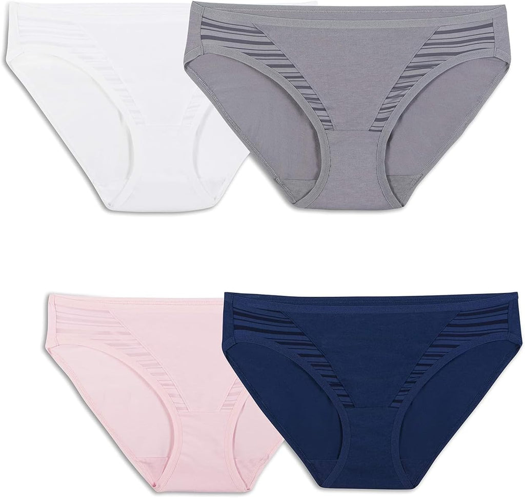 Fruit of the Loom womens Breathable Underwear, Moisture Wicking Keeps You Cool & Comfortable, Available in Plus Size