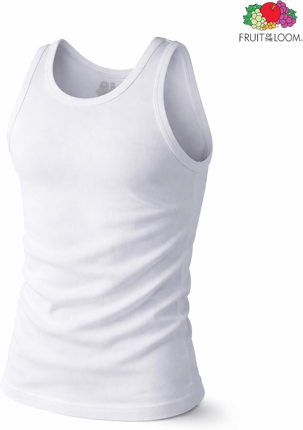 Fruit of the Loom Men's Sleeveless Tag Free Moisture Wicking Tank A-Shirt