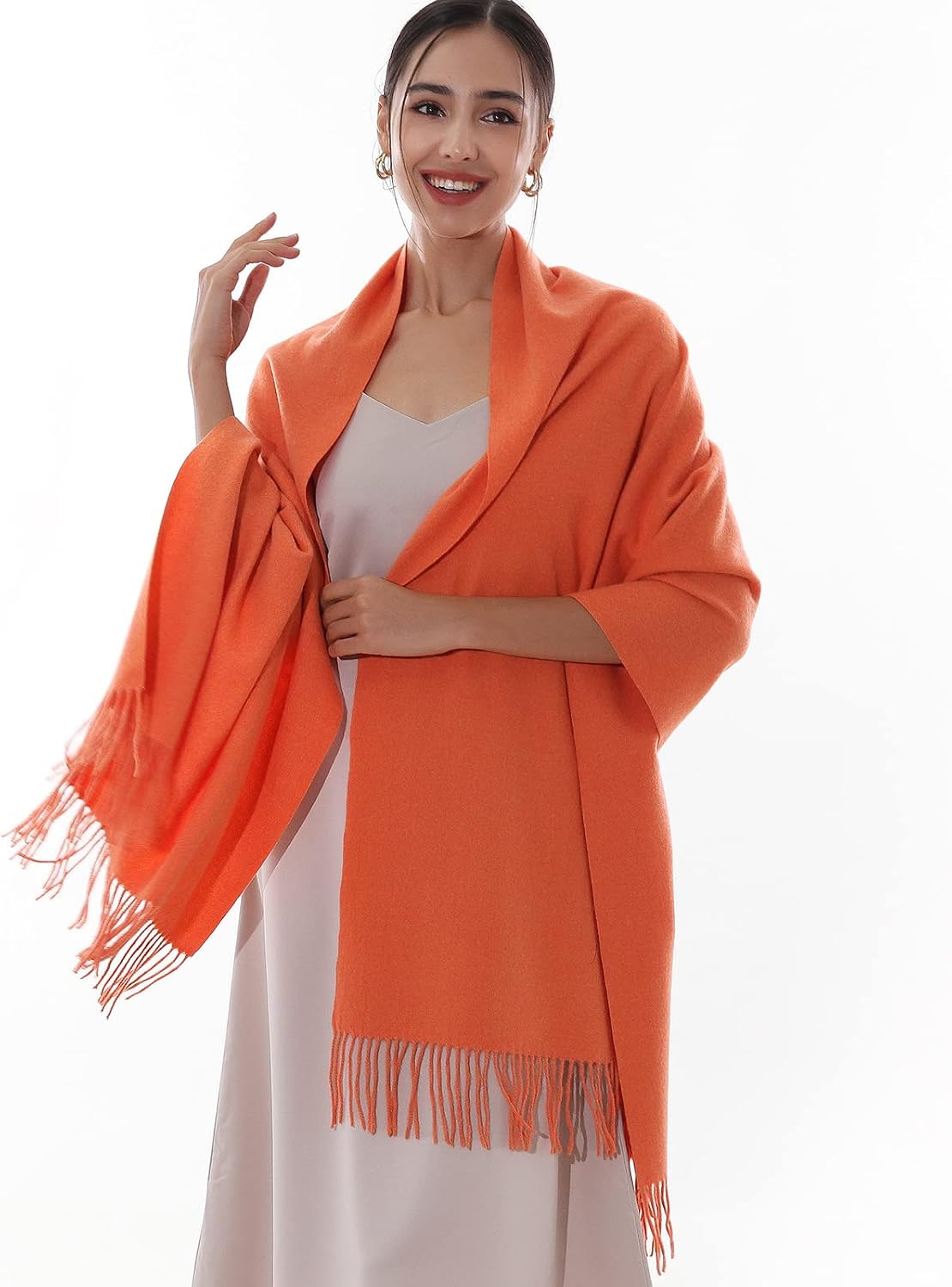 RIIQIICHY Winter Scarfs for Women Pashmina Shawls Wraps for Evening Dresses Large Warm Soft Scarves