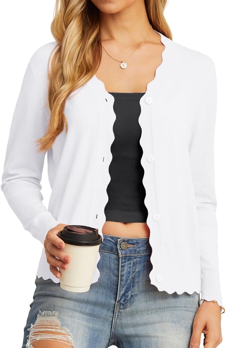 GRECERELLE Cardigan Sweaters for Women Lightweight 2026 Fall Outfits