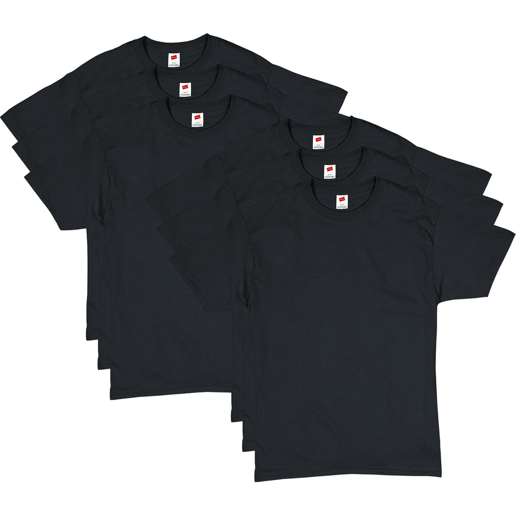 Hanes Men's T-Shirt Pack - 4 or 6 Pack - Essential-T Crewneck Cotton T-Shirts - Everyday Men's Clothing - Big & Tall