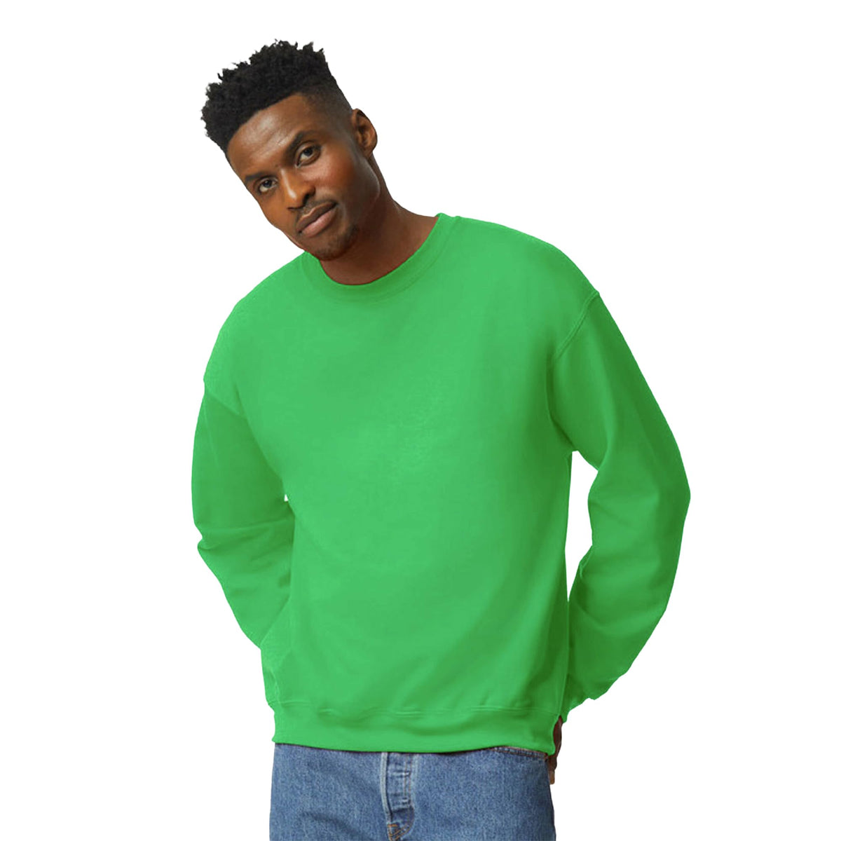 Gildan Unisex Adult Fleece Crewneck Sweatshirt, Style G18000, Multipack