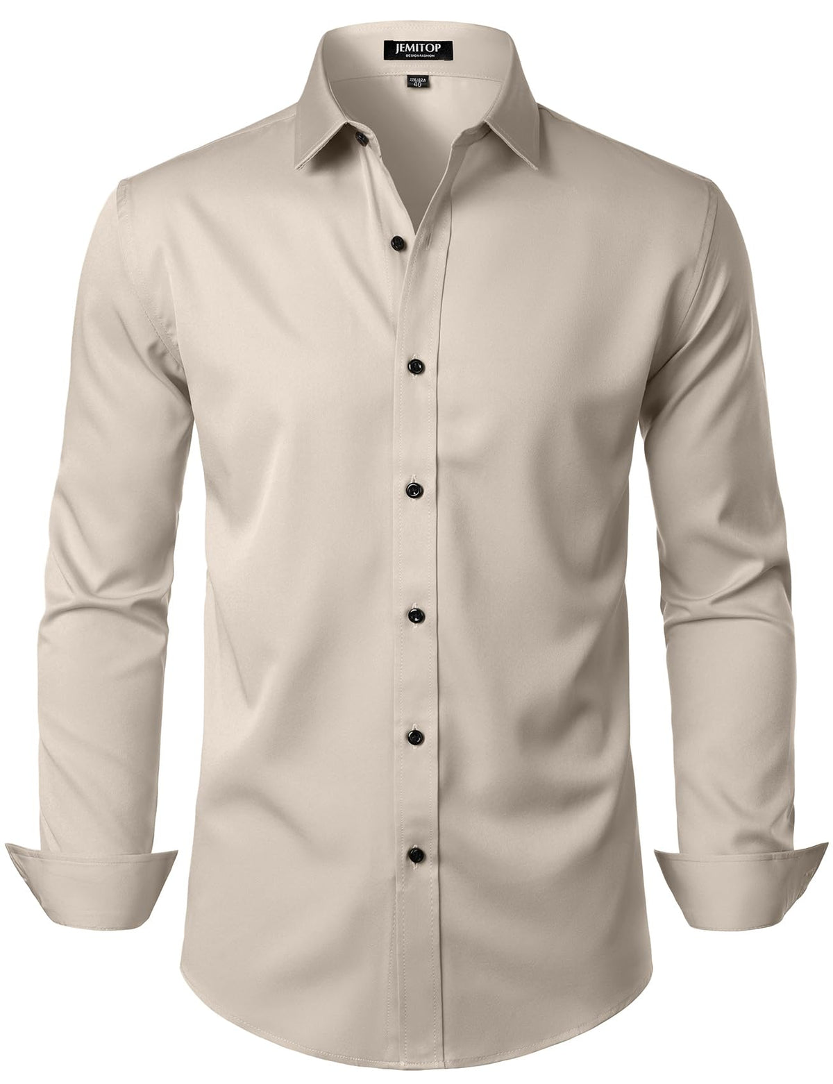JEMITOP Mens Stretch Wrinkle Free Dress Shirts