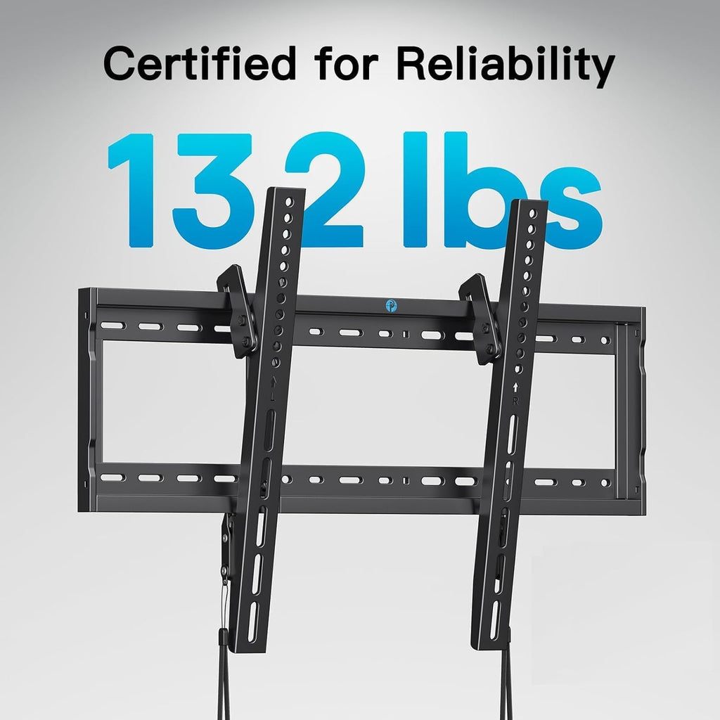 Pipishell TV Wall Mount for 26-74 inch LED LCD OLED 4K TVs up to 99lbs, Full Motion TV Mount Bracket Articulating Swivel Extension Tilting Leveling Max VESA 400x400mm, Fits 12/16 Inch Wood Studs