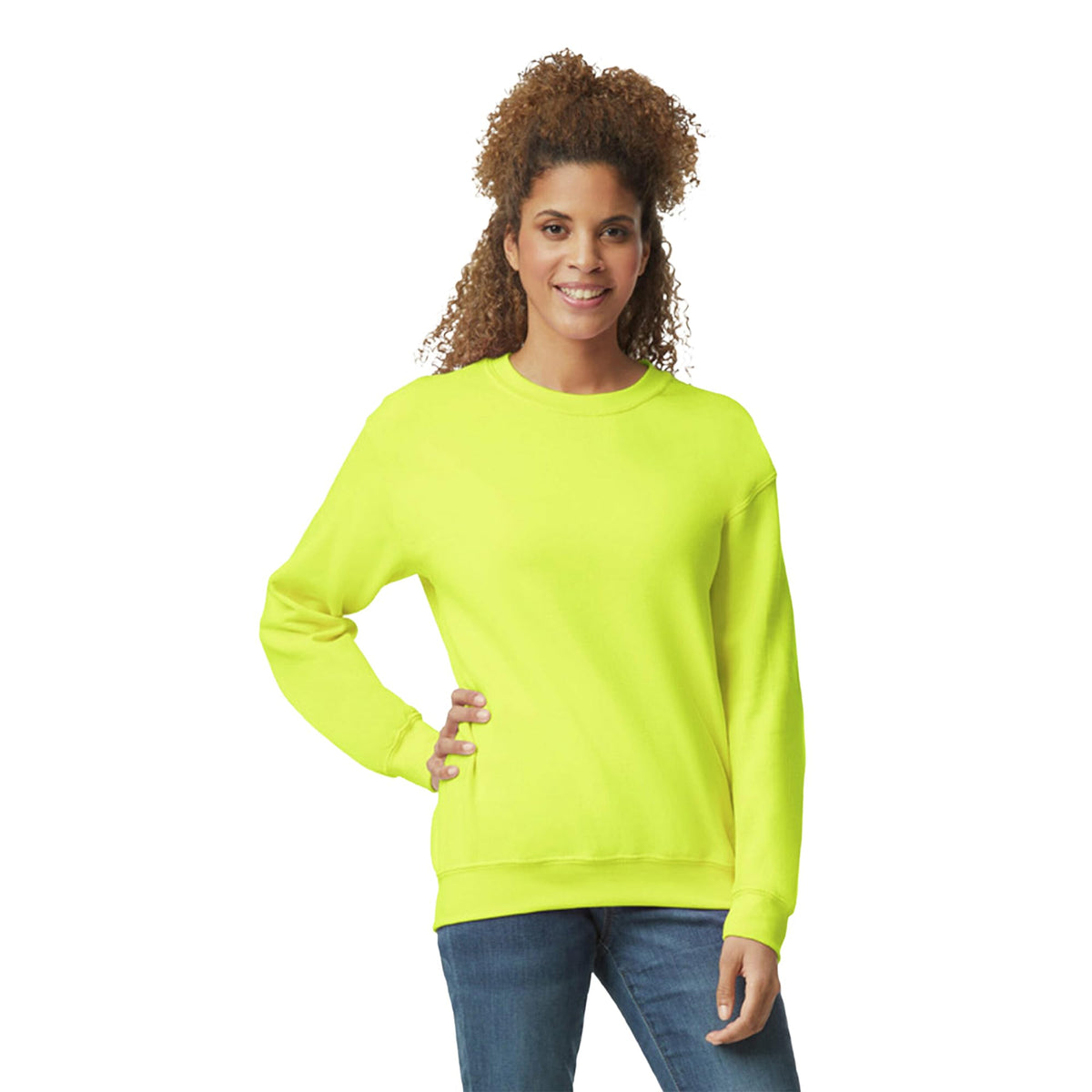 Gildan Unisex Adult Fleece Crewneck Sweatshirt, Style G18000, Multipack
