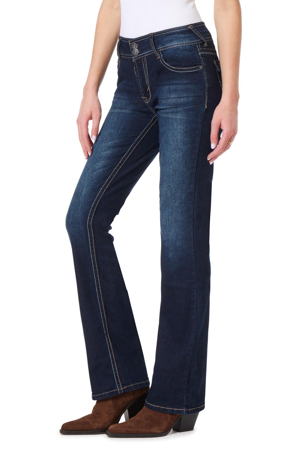 WallFlower Luscious Curvy Bootcut Jeans for Women, Sizes 0-24
