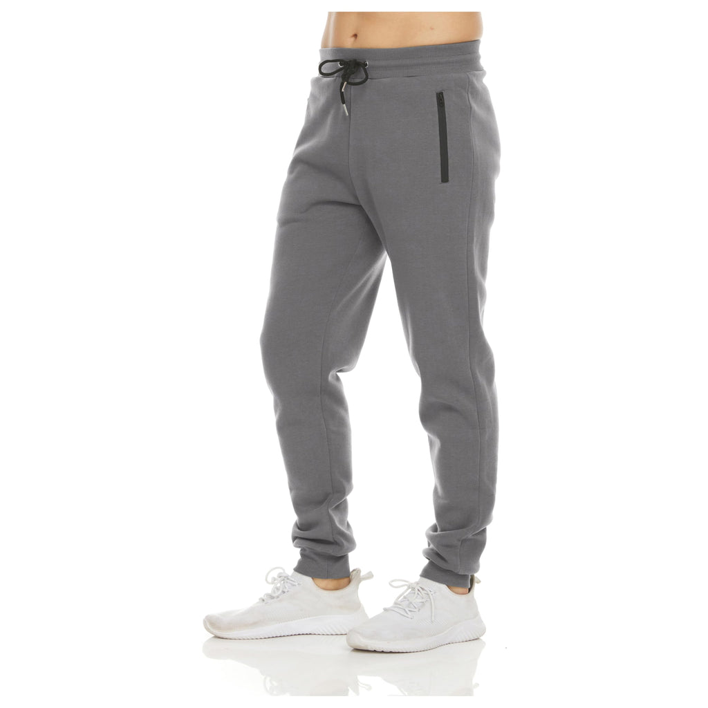 PURE CHAMP Sweatpants for Men 3 Pack Fleece Athletic Workout Joggers Mens Sweatpants with Zipper Pockets Size S-3XL