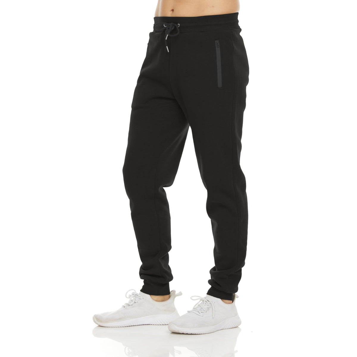 PURE CHAMP Sweatpants for Men 3 Pack Fleece Athletic Workout Joggers Mens Sweatpants with Zipper Pockets Size S-3XL