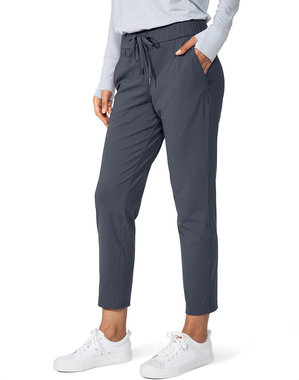 G Gradual Women's Pants with Deep Pockets 7/8 Stretch Ankle Sweatpants