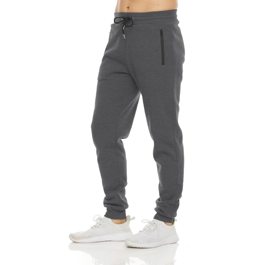 PURE CHAMP Sweatpants for Men 3 Pack Fleece Athletic Workout Joggers Mens Sweatpants with Zipper Pockets Size S-3XL