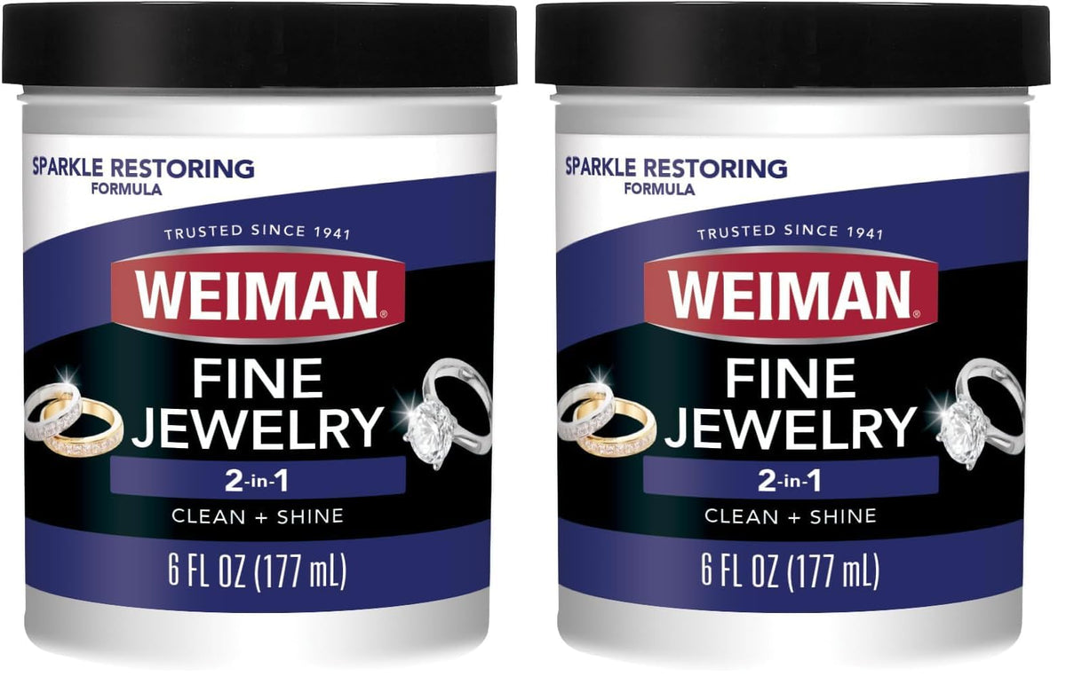 Weiman Jewelry Cleaner & Sparkle Stick - Portable, On-The-Go Cleaning for Diamond Engagement Rings, Wedding Rings, Gemstones, Necklaces, Earrings, Bracelets