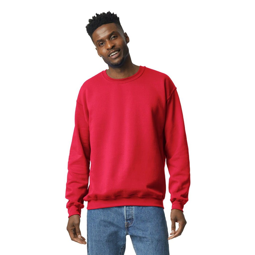 Gildan Unisex Adult Fleece Crewneck Sweatshirt, Style G18000, Multipack