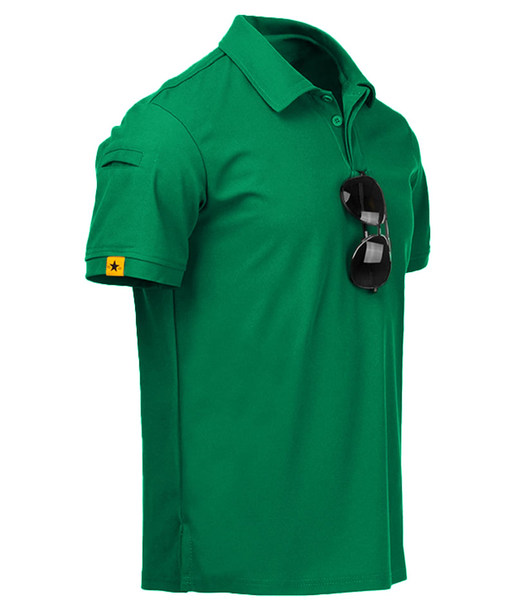 ZITY Mens Polo Shirt Short Sleeve Moisture Wicking Athletic Golf Polos