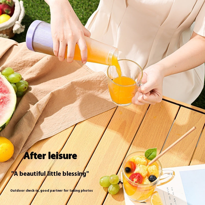 Portable Electric Juicer Blender Cup 400ml USB Rechargeable