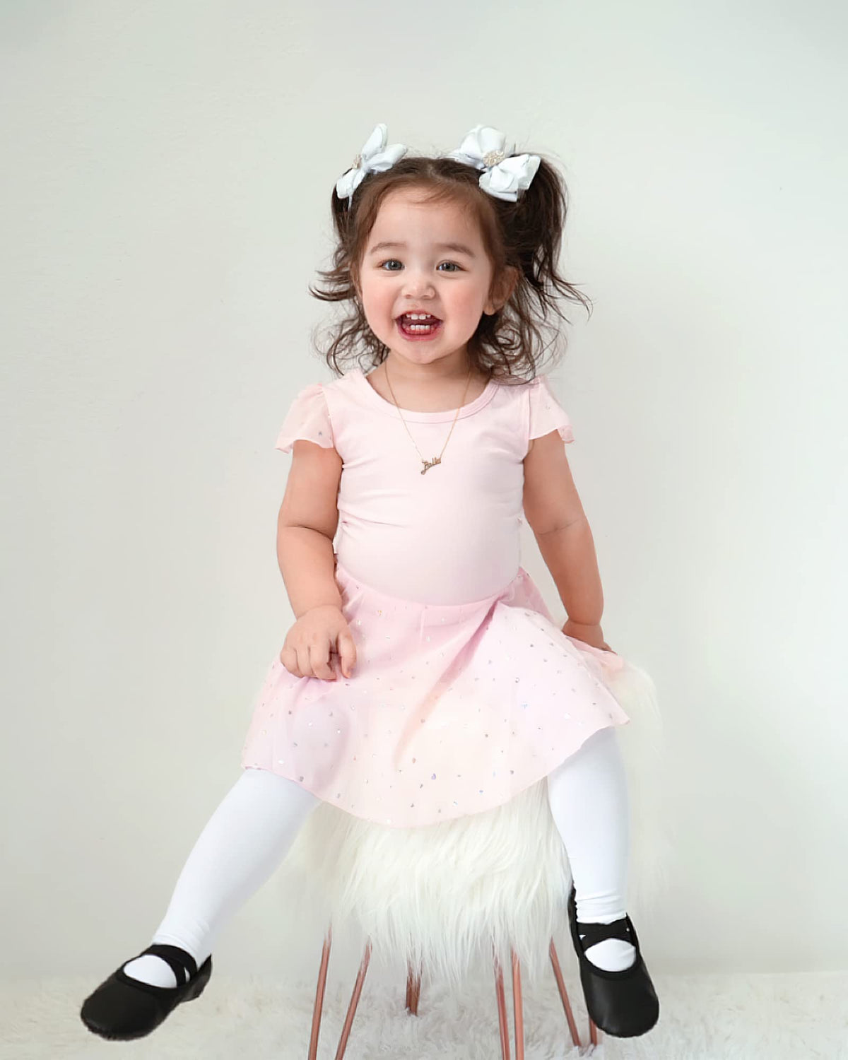 Stelle Ballet Shoes for Girls Toddler Soft Leather Split Sole