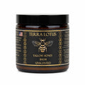 Terra Lotus - Organic Grass-Fed Beef Tallow Balm with Raw Honey - Moisturizing Cream - Handmade All-Natural Moisturizer (4 Oz, Unscented)
