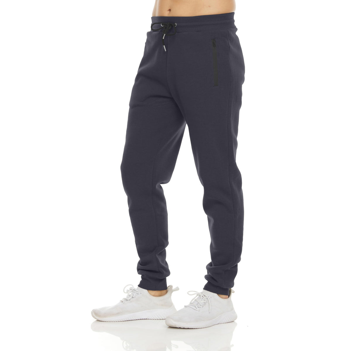 PURE CHAMP Sweatpants for Men 3 Pack Fleece Athletic Workout Joggers Mens Sweatpants with Zipper Pockets Size S-3XL
