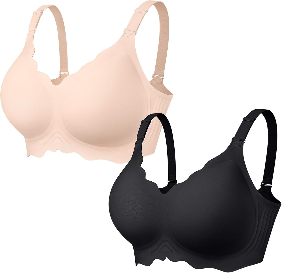 OEAK Women Value Series Jelly Bras Wireless Pushup Convertible Bra