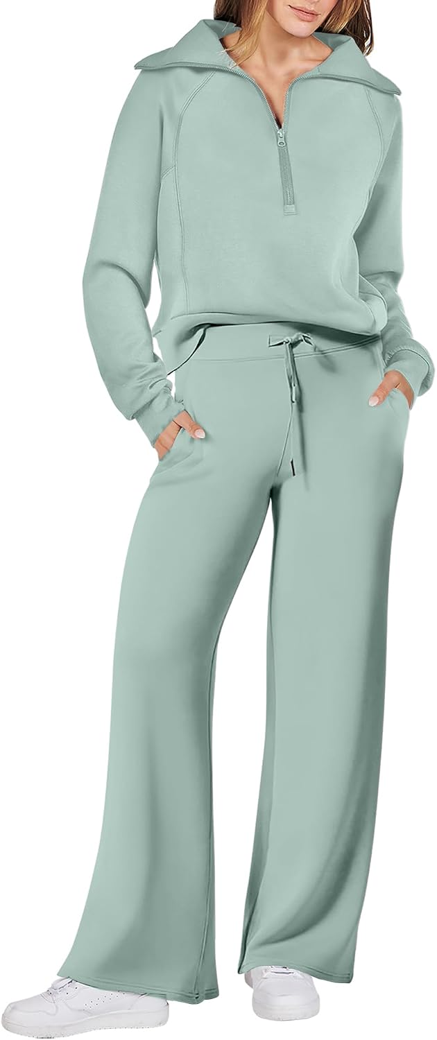 ANRABESS Women 2 Piece Set Sweatsuits Lounge Fall Outfits