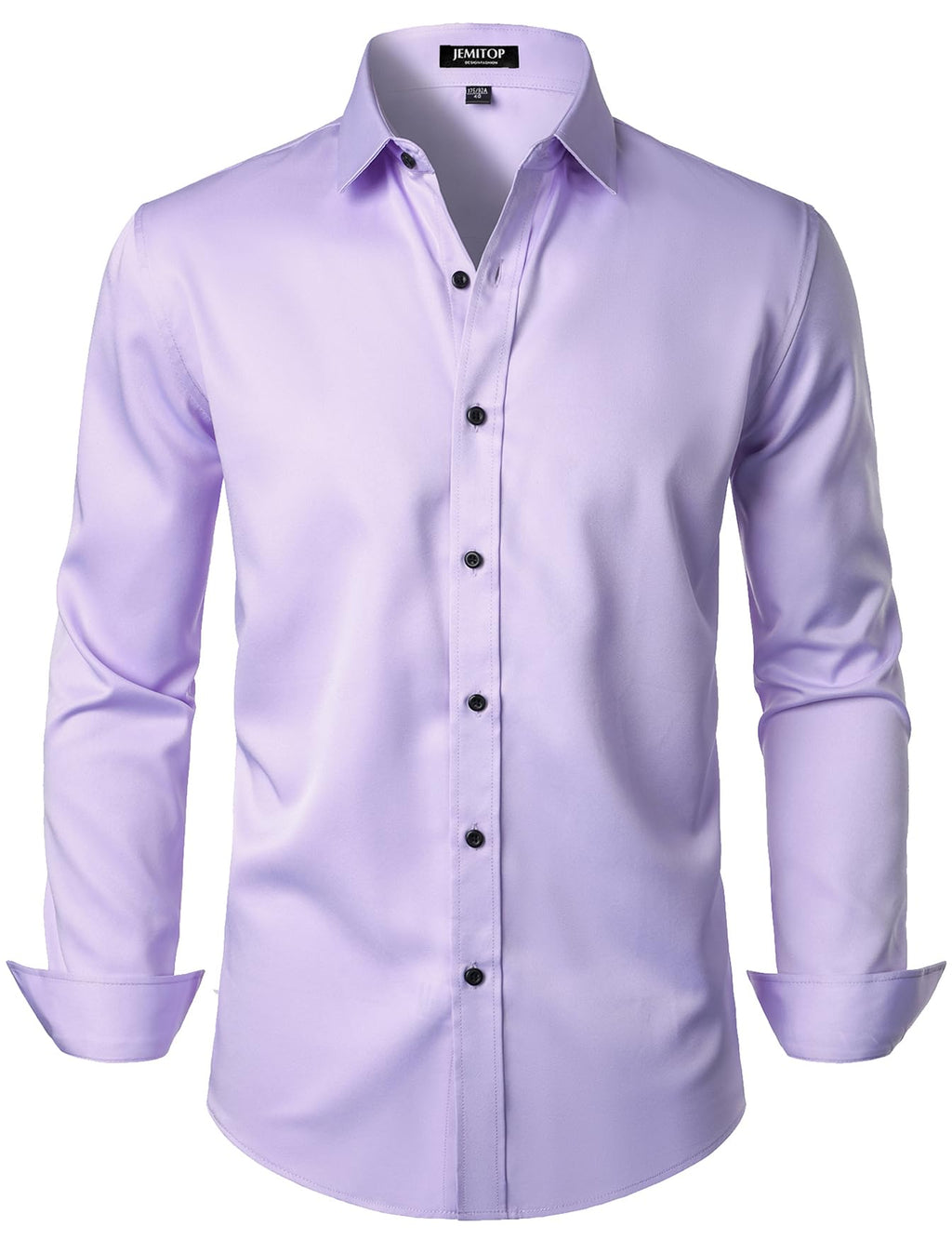 JEMITOP Mens Stretch Wrinkle Free Dress Shirts