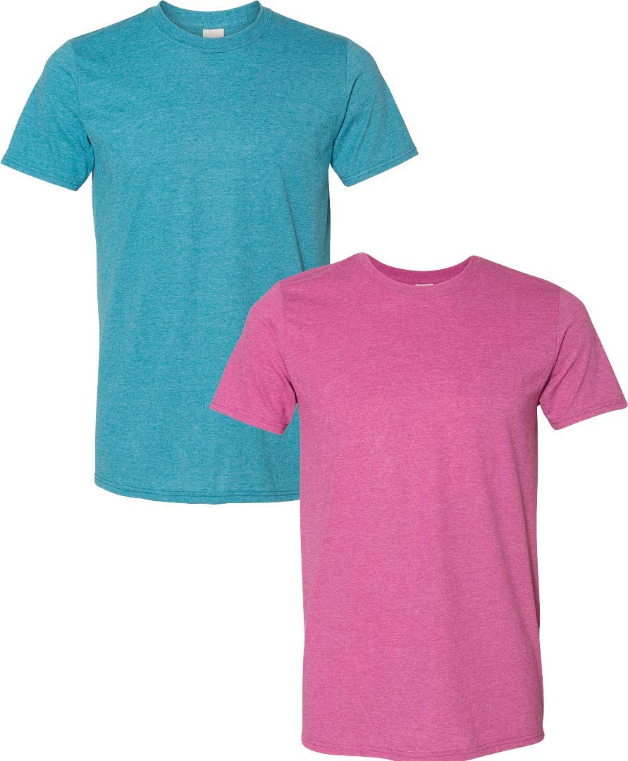 Gildan Adult Softstyle Cotton T-Shirt, Style G64000, Multipack