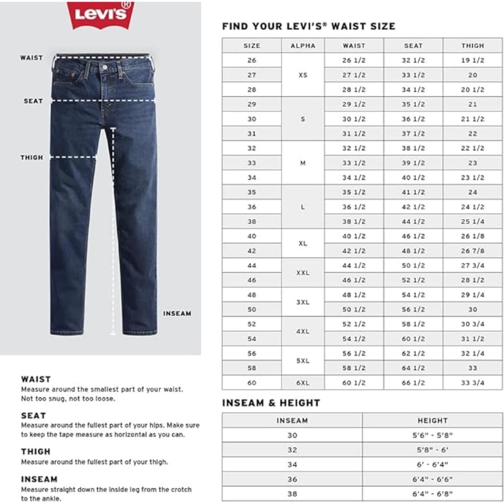 Levi's Men's 505 Regular Fit Jeans