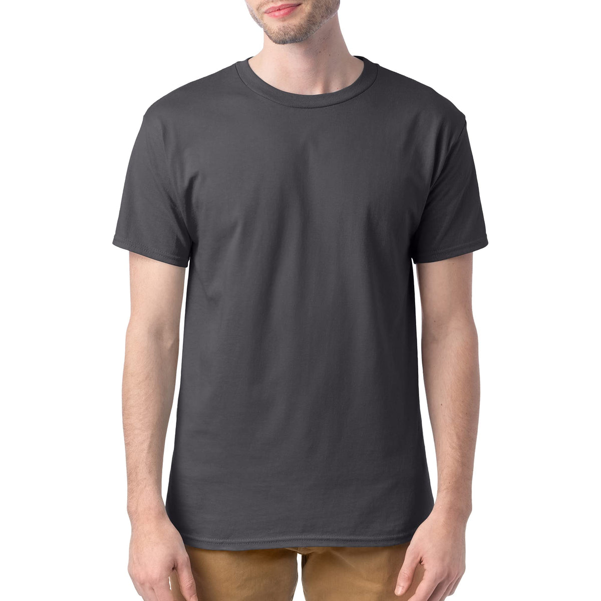 Hanes Men's T-Shirt Pack - 4 or 6 Pack - Essential-T Crewneck Cotton T-Shirts - Everyday Men's Clothing - Big & Tall