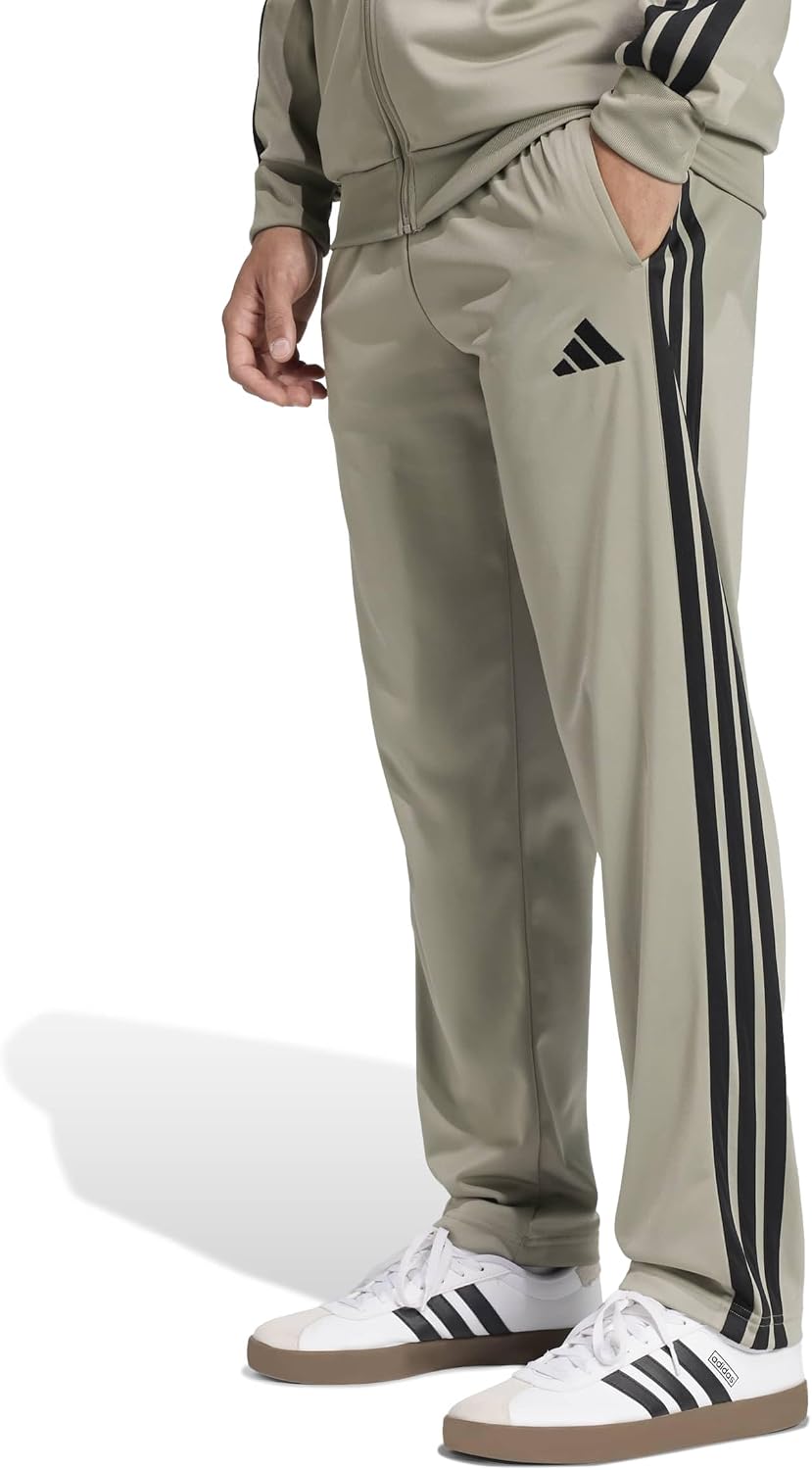 adidas Mens Dayready Open Hem Tracksuit Bottoms Casual - Black