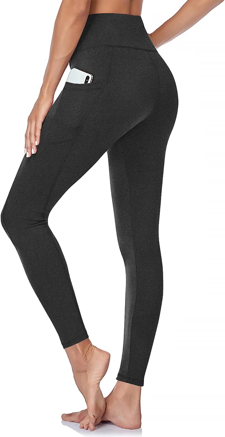 GAYHAY High Waisted Leggings with Pockets for Women - Buttery Soft Yoga Pants for Gym Workout, Athletic Running