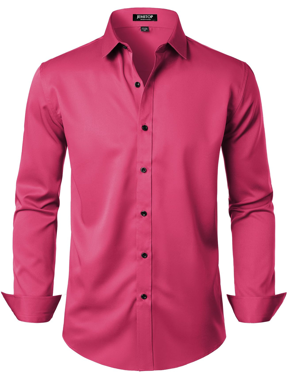 JEMITOP Mens Stretch Wrinkle Free Dress Shirts