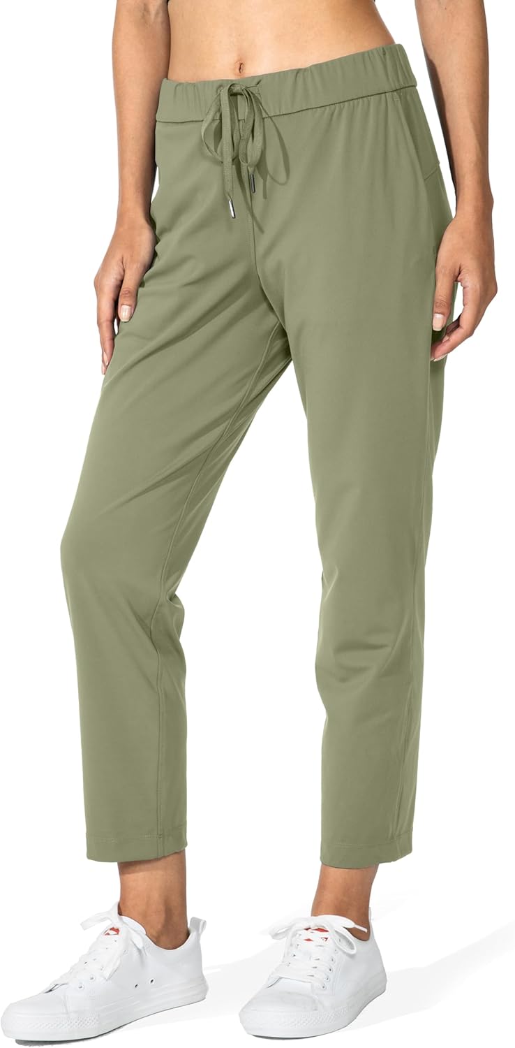 G Gradual Women's Pants with Deep Pockets 7/8 Stretch Ankle Sweatpants
