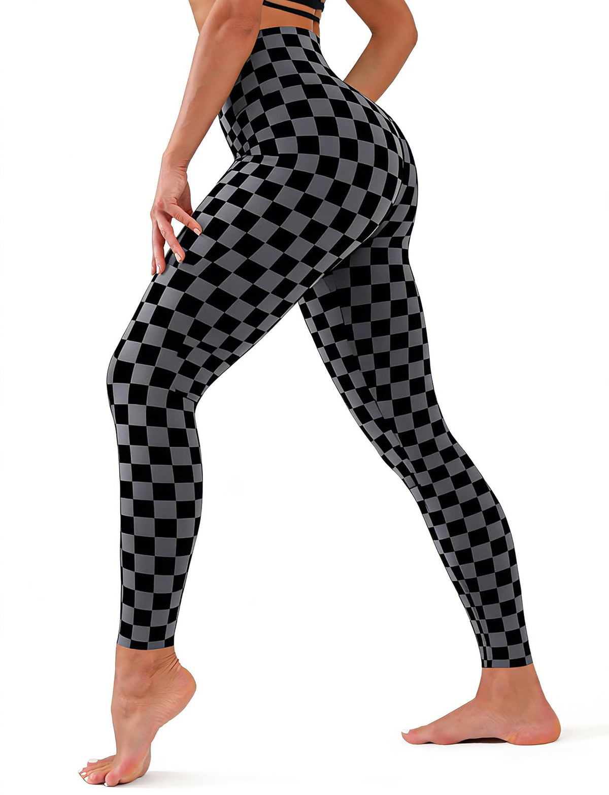 Bluemaple High Waisted Leggings for Women - Tummy Control Pants Non See Through Workout Soft Yoga Pants for Running Plus Size