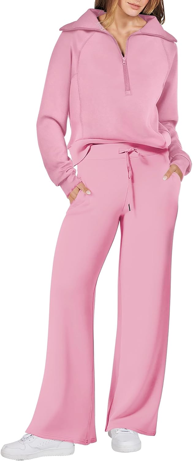 ANRABESS Women 2 Piece Set Sweatsuits Lounge Fall Outfits