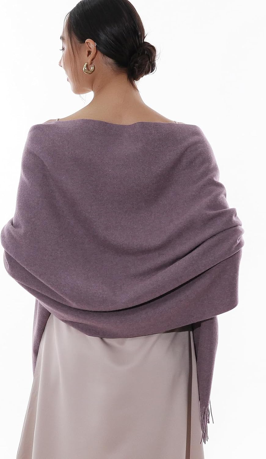 RIIQIICHY Winter Scarfs for Women Pashmina Shawls Wraps for Evening Dresses Large Warm Soft Scarves