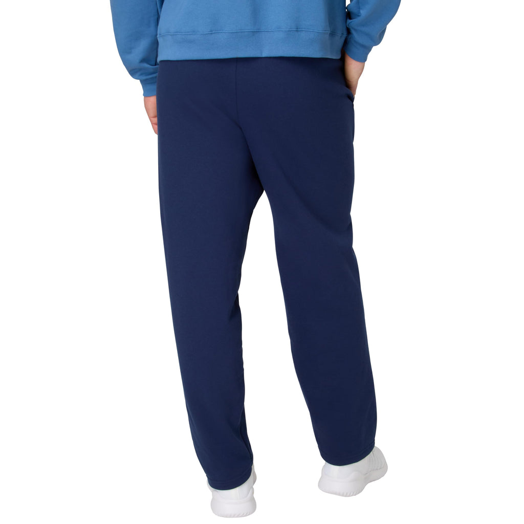 Hanes Men's EcoSmart Sweatpants, Athletic Lounge Pants with Pockets, Open Hem Bottom, Fleece Pants