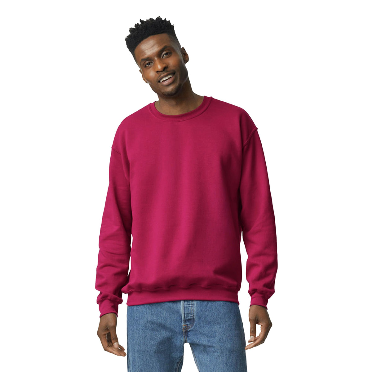 Gildan Unisex Adult Fleece Crewneck Sweatshirt, Style G18000, Multipack