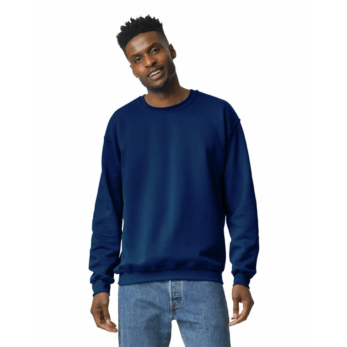 Gildan Unisex Adult Fleece Crewneck Sweatshirt, Style G18000, Multipack