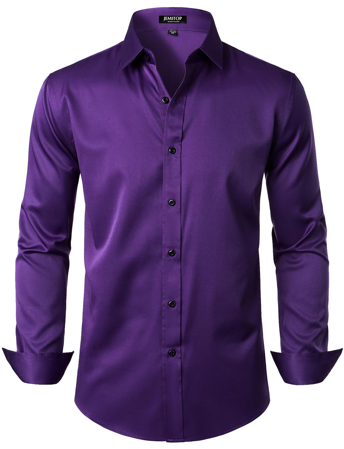JEMITOP Mens Stretch Wrinkle Free Dress Shirts