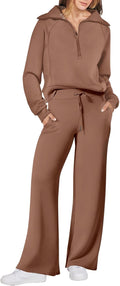 ANRABESS Women 2 Piece Set Sweatsuits Lounge Fall Outfits