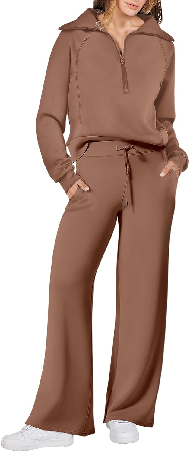 ANRABESS Women 2 Piece Set Sweatsuits Lounge Fall Outfits