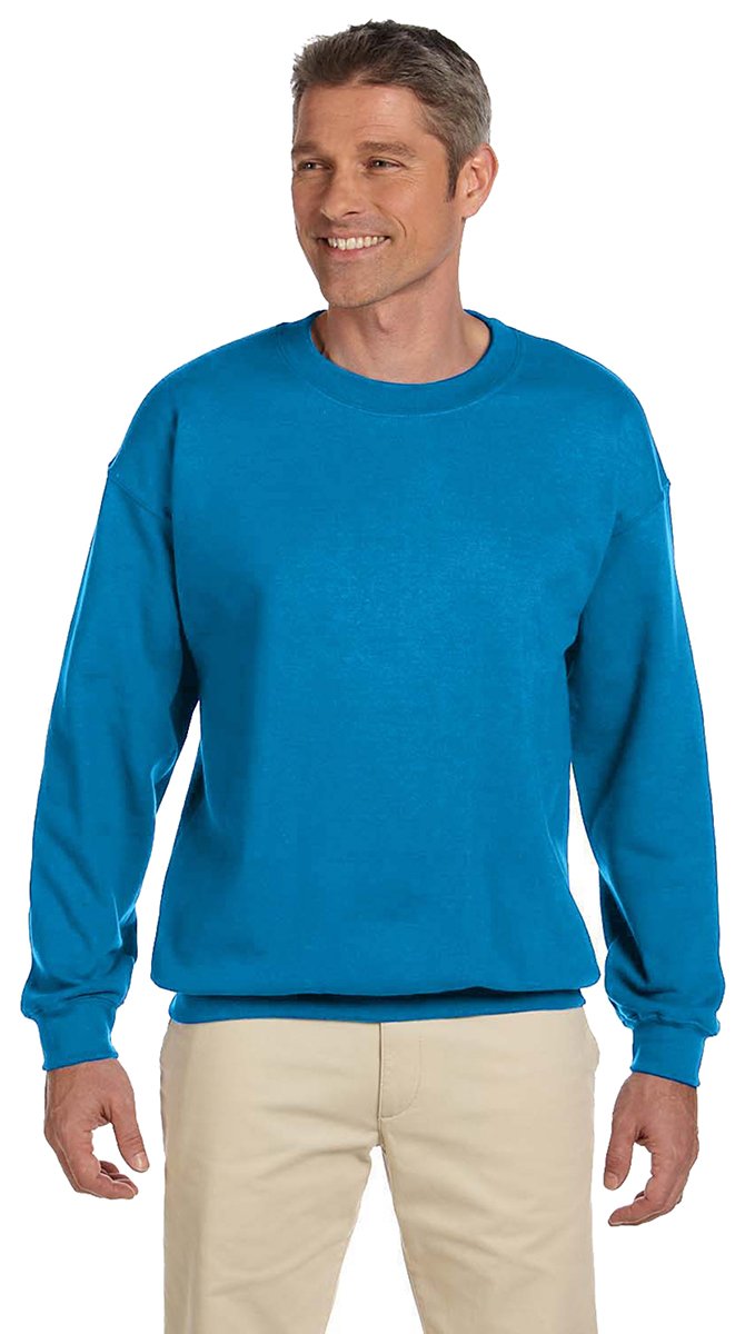 Gildan Unisex Adult Fleece Crewneck Sweatshirt, Style G18000, Multipack