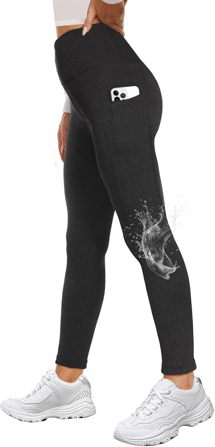 GAYHAY High Waisted Leggings with Pockets for Women - Buttery Soft Yoga Pants for Gym Workout, Athletic Running